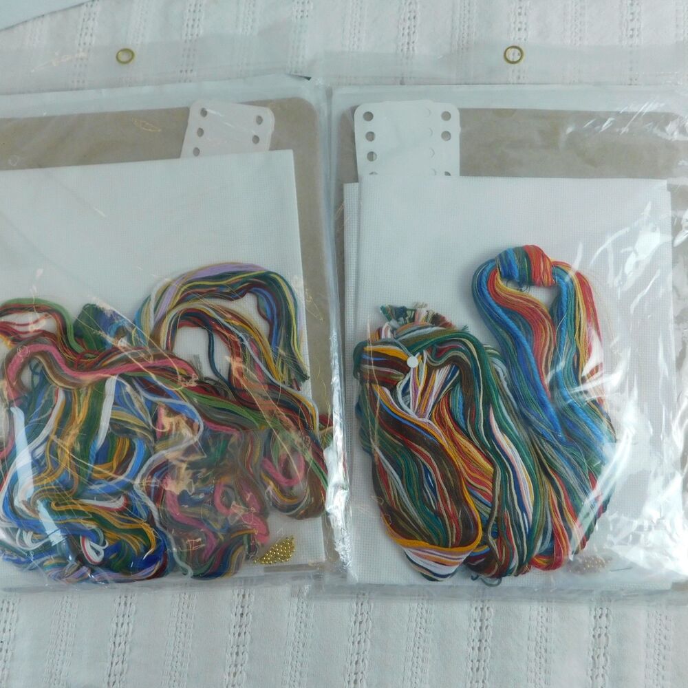 Dimensions Windswept Santa & Traveler Cross Stitch Kit, Gold Coll NIP Lot of 2 - Picture 10 of 13